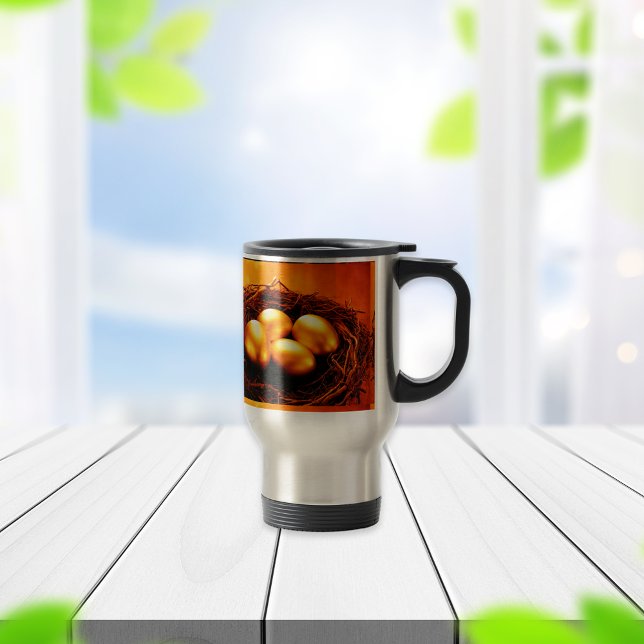 Golden Nest Egg Travel Mug (Creator Uploaded)