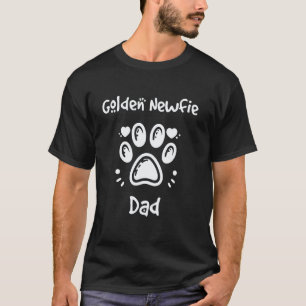 Golden Newfie Dad Golden Retriever Newfoundland Mi T-Shirt