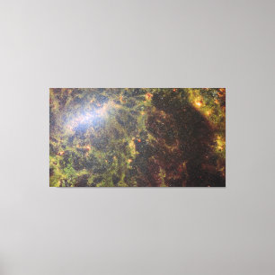 Golden NGC 5068 JWST Canvas Print