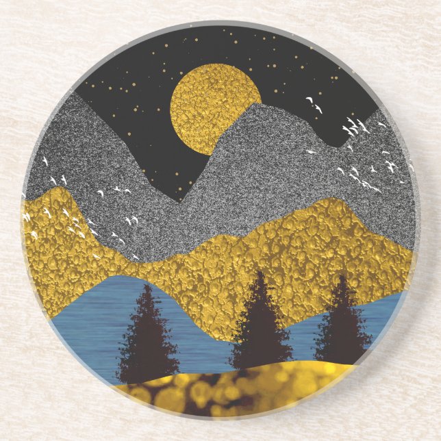 Golden Night Coaster (Front)