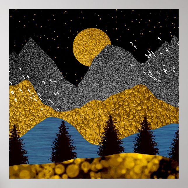 Golden Night Poster (Front)