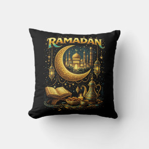 Golden Nights of Ramadan Cushion