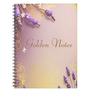 Golden Notes Vintage Schmidt Stationery Notebook