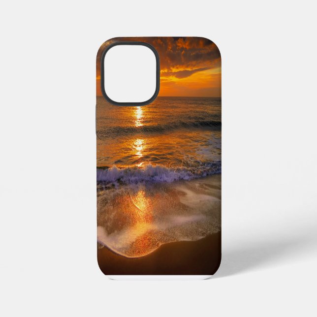Golden Ocean Horizon iPhone Case (Back)