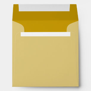 Golden Ocre Background Colour Customise This! Envelope