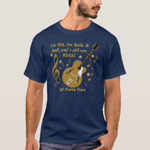 Golden Oldies Guitar Rocks - Personalised T-Shirt