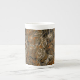 Golden Olive Marble  Bone China Mug