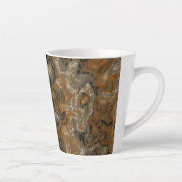 Golden Olive Marble Latte Mug