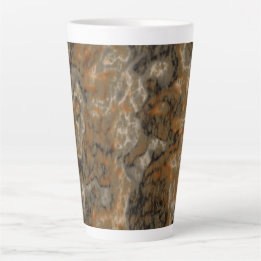 Golden Olive Marble Latte Mug