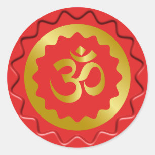 Golden Om Wax Seal