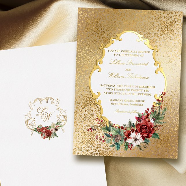 Golden Opulence Christmas Floral Wedding (Creator Uploaded)