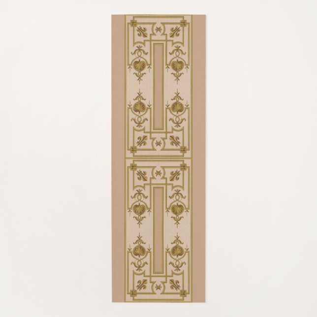 golden opulent yoga mat (Front)