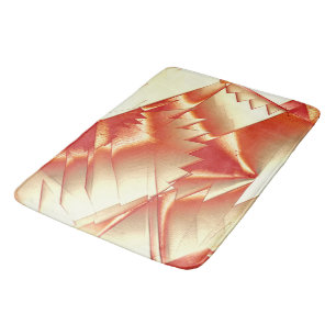 Golden orange to beige, extreme rough digitalised bath mat