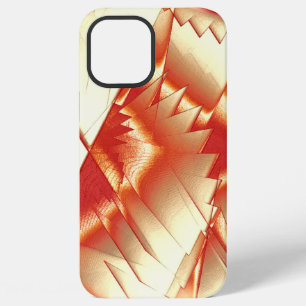 Golden orange to beige, extreme rough digitalised iPhone 12 pro max case