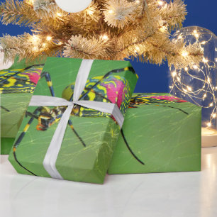 Golden Orb Weaver Spider Wrapping Paper