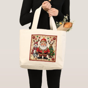 "Golden Orbs" Large Tote Bag