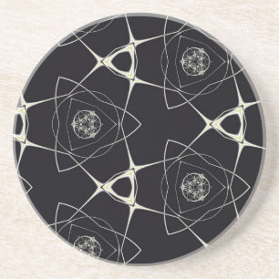 Golden Ornament Coaster