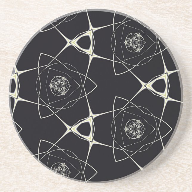 Golden Ornament Coaster (Front)