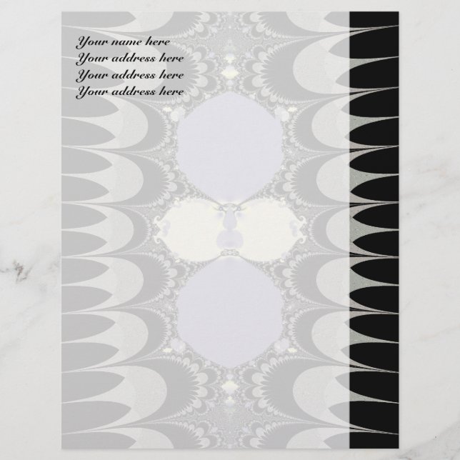 Golden Ornament Customised Letterhead (Front)