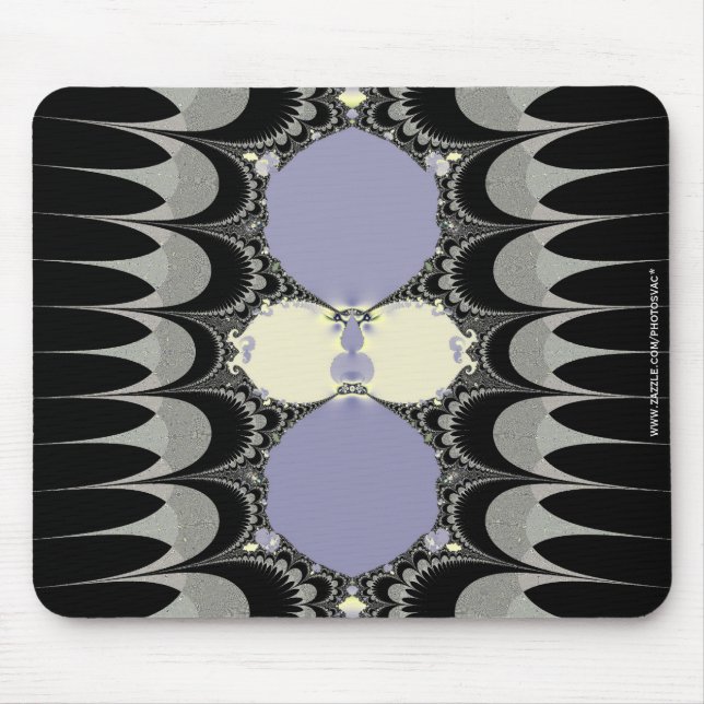 Golden Ornament Mouse Mat (Front)