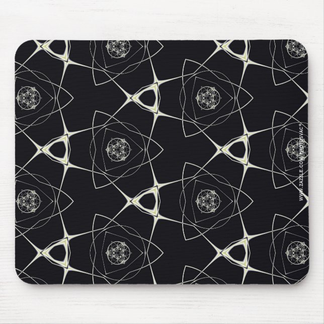 Golden Ornament Mouse Mat (Front)