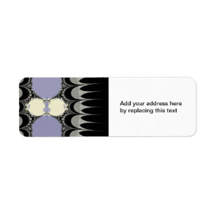 Golden Ornament Return Address Label