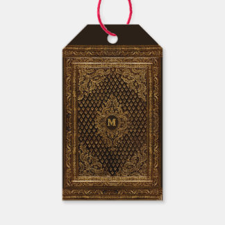 Golden Ornamental w/out your Monogram Gift Tags