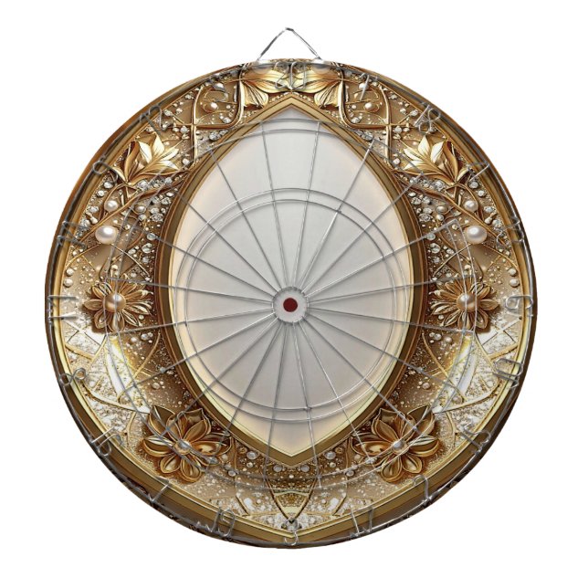 Golden Ornate Dartboard (Front)