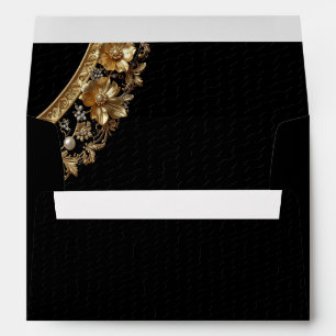 Golden Ornate Frame Envelope