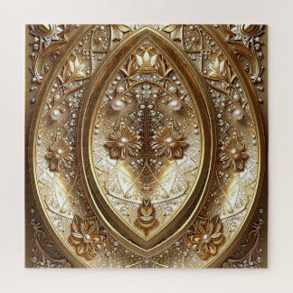 Golden Ornate Jigsaw Puzzle