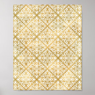 Golden Ornate Poster