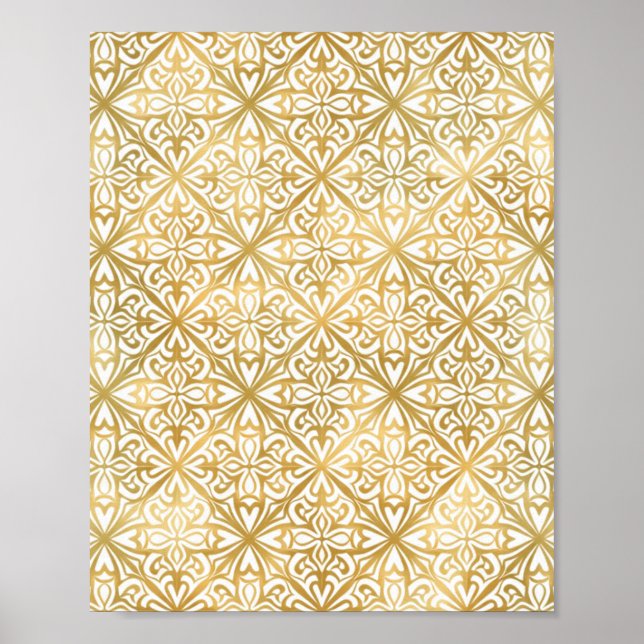 Golden Ornate Poster (Front)