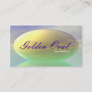 Golden Oval II Business Card