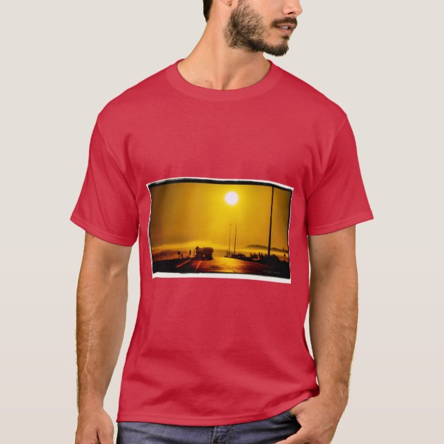 Golden Oversized T-Shirt (Front)