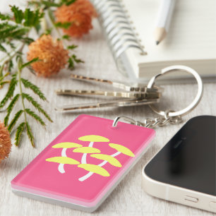 Golden Oyster Acrylic Keychain