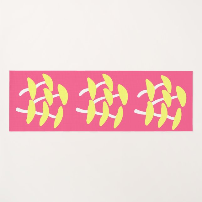 Golden Oyster Yoga Mat (Front (Horizontal))