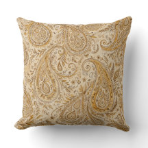 Golden Paisley Warm Cozy Classic Design