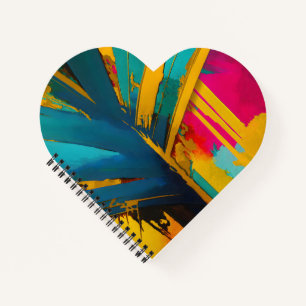 Golden Palm – Abstract Tropical Energy Notebook