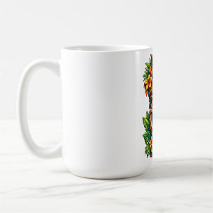 Golden Palm Crown Tiki Coffee Mug