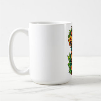 Golden Palm Crown Tiki Coffee Mug