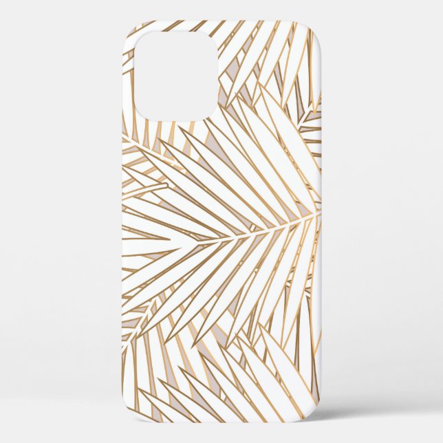 Golden palm leaves: art deco. Case-Mate iPhone case (Back)