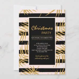 Golden Palms Invitation