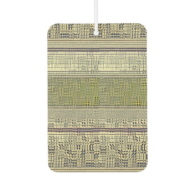 Golden Panes   Car Air Freshener (Front)