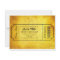 Golden Party Ticket Invitation