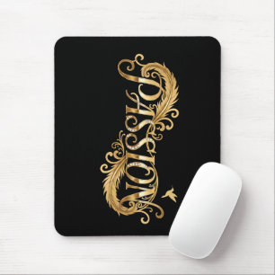 Golden Passion – Luxury Typography Inspirational D Mouse Mat