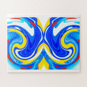 Golden path art jigsaw puzzle