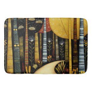 GOLDEN PATH GROVE WHIMSICAL FOREST ART #1 BATH MAT