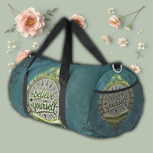 Golden Paths Believe in yourself. Duffle Bag