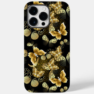 Golden Pattern 16.bw Black BG Case-Mate iPhone 14 Pro Max Case