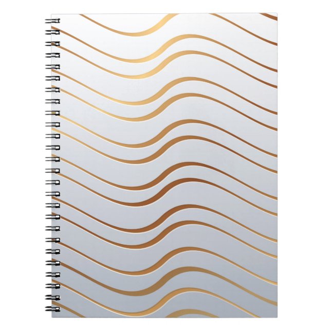 Golden Pattern 3 Notebook (Front)
